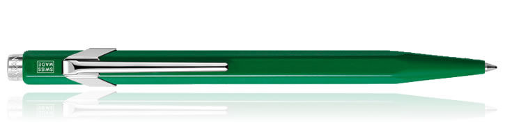 Green Caran dAche 849 Classic Ballpoint Pens
