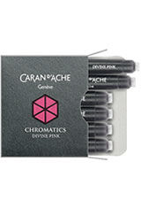 Divine Pink Caran dAche Chromatics Cartridges (6pk)   Fountain Pen Ink