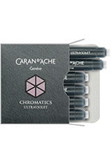 Ultra Violet Caran dAche Chromatics Cartridges (6pk)   Fountain Pen Ink