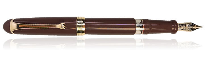 Brown Aurora 88 Anniversary Fountain Pens