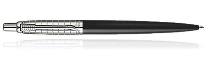 Black Stainless Steel Chiselled Parker Jotter Ballpoint Pens