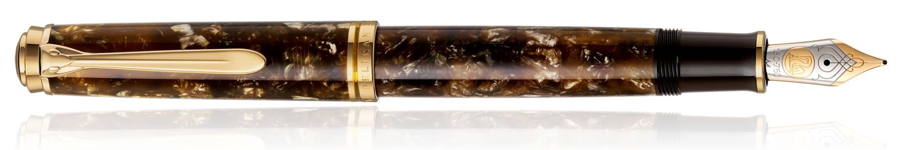 筆記具 Pelikan Souveran M800 Renaissance-brown Pelikan Souveran M800 Renaissance Brown Fountain Pens
