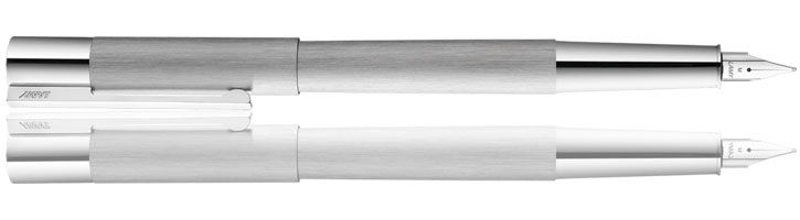 Brushed Stainless Steel Lamy Scala Fountain Pens