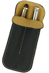 Midnight Gold Dee Charles Designs Double Sleeve Pen Carrying Cases