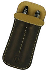 Rawhide Gold Dee Charles Designs Double Sleeve Pen Carrying Cases