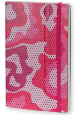 Fuscia Stifflexible Camouflage Medium Memo & Notebooks