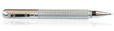 Giuliano Mazzuoli Officina Cassetta Ballpoint Pens in Knurler Chrome