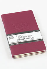 Story Supply Co Pocket Staple - Edition 407 (3pk) Memo & Notebooks