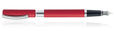 Online Vision Fountain Pens in Red