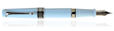 Aurora Optima Flex Fountain Pens in Light Blue