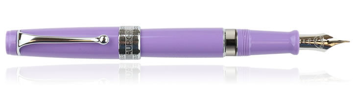 Violet Aurora Optima Flex Fountain Pens