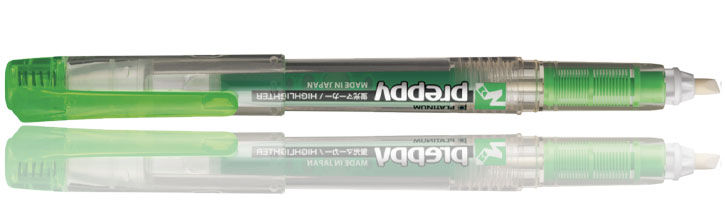 Green Platinum Preppy Highlighter Fountain Pens