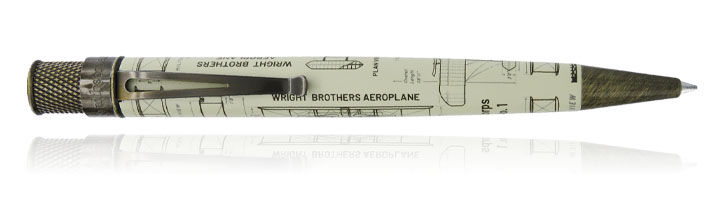 Wright Brothers Aeroplane Retro 51 Smithsonian Tornado Rollerball Pens