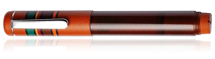 Amber Orange Opus 88 Fantasia Fountain Pens