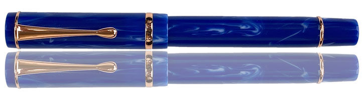 Lapis Lazuli / Rose Gold Conklin Duragraph Exclusive Fountain Pens