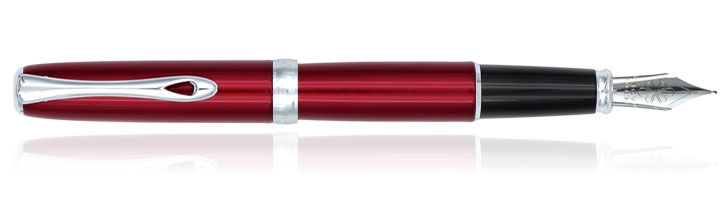 Magma Red Diplomat Excellence A2 Fountain Pens