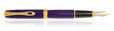 Diplomat Excellence A2 Fountain Pens in Violet Rain