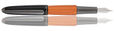 Diplomat Aero Fountain Pens in Black Orange