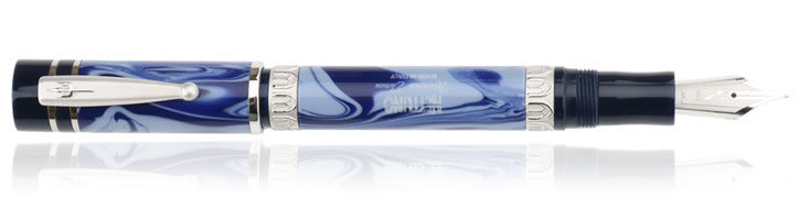 Oceano Blue White Nettuno 1911 Fountain Pens