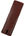 Girologio Double Top Flap Pen Carrying Cases in Vintage Brown