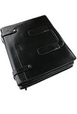 Black Girologio 96 Zipper Briefcase Pen Carrying Cases