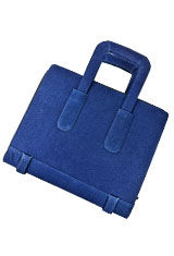 Cotton Denim Girologio 96 Zipper Briefcase Pen Carrying Cases