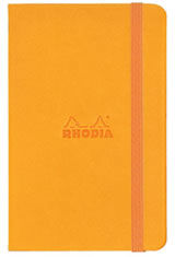 3-1/2 X 5 Orange/Blank Rhodia Pocket Webnotebook Memo & Notebooks