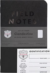 Field Notes Clandestine Memo & Notebooks