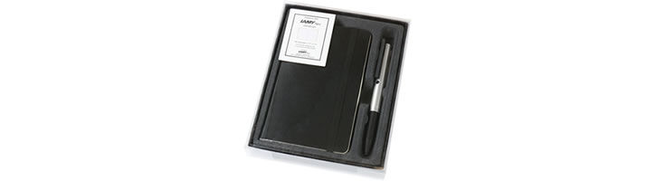 Aluminum Lamy Gift Set - Notebook & Tipo Rollerball Pens