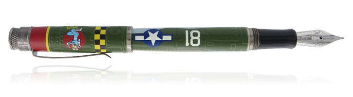 P-47 Thunderbolt Retro 51 Vintage Metalsmith Fountain Pens