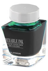 Leaf Green Platinum Mixable Mix-Free Bottled (20ml)  Fountain Pen Ink