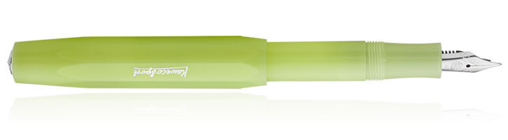Fine Lime Kaweco Frosted Sport Fountain Pens
