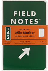 Field Notes Mile Marker Memo & Notebooks