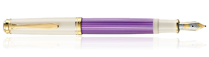 Violet-White Pelikan M600 Violet White SE Fountain Pens