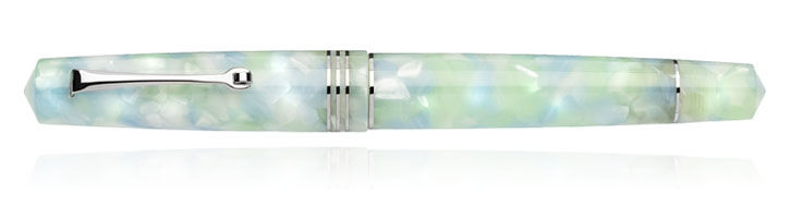 Artica w/silver trim Leonardo Officina Italiana Momento Zero Fountain Pens