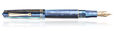 Leonardo Officina Italiana Momento Zero Fountain Pens in Blue Hawaii