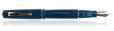 Leonardo Officina Italiana Momento Zero Fountain Pens in Blue Positano