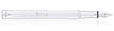 Waldmann Tango Fountain Pens in White Lacquer Ring