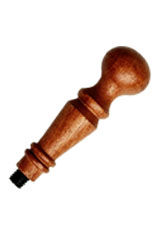 Rosewood Round Pen Chalet Wood Handle for Brass Seal Sealing Wax