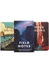 Yosemite-Acadia-Zion Field Notes National Parks Memo & Notebooks