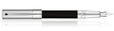 S.T. Dupont D-Initial Fountain Pens in Noir Chrome