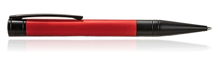 Matte Black/Red S.T. Dupont D-Initial Ballpoint Pens