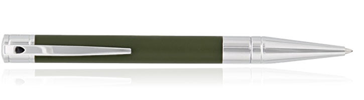 Matte Khaki / Chrome S.T. Dupont D-Initial Ballpoint Pens