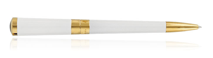 White Lacquer S.T. Dupont Liberte Ballpoint Pens