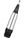 Yookers Front Section Felt Tip Pen Parts in Grey Brushed Lacquer 1.2mm