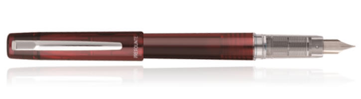Crimson Red Platinum Prefounte Fountain Pens