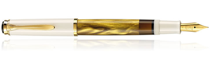 Pelikan M200 Gold Marbled Fountain Pens
