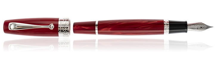 Red Montegrappa Miya 450 Limited Edition Fountain Pens