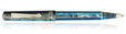 Leonardo Officina Italiana Momento Zero Ballpoint Pens in Blue Hawaii Gold