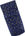 Taccia Kimono 3 Slot Pen Carrying Cases in Navy Bloom
